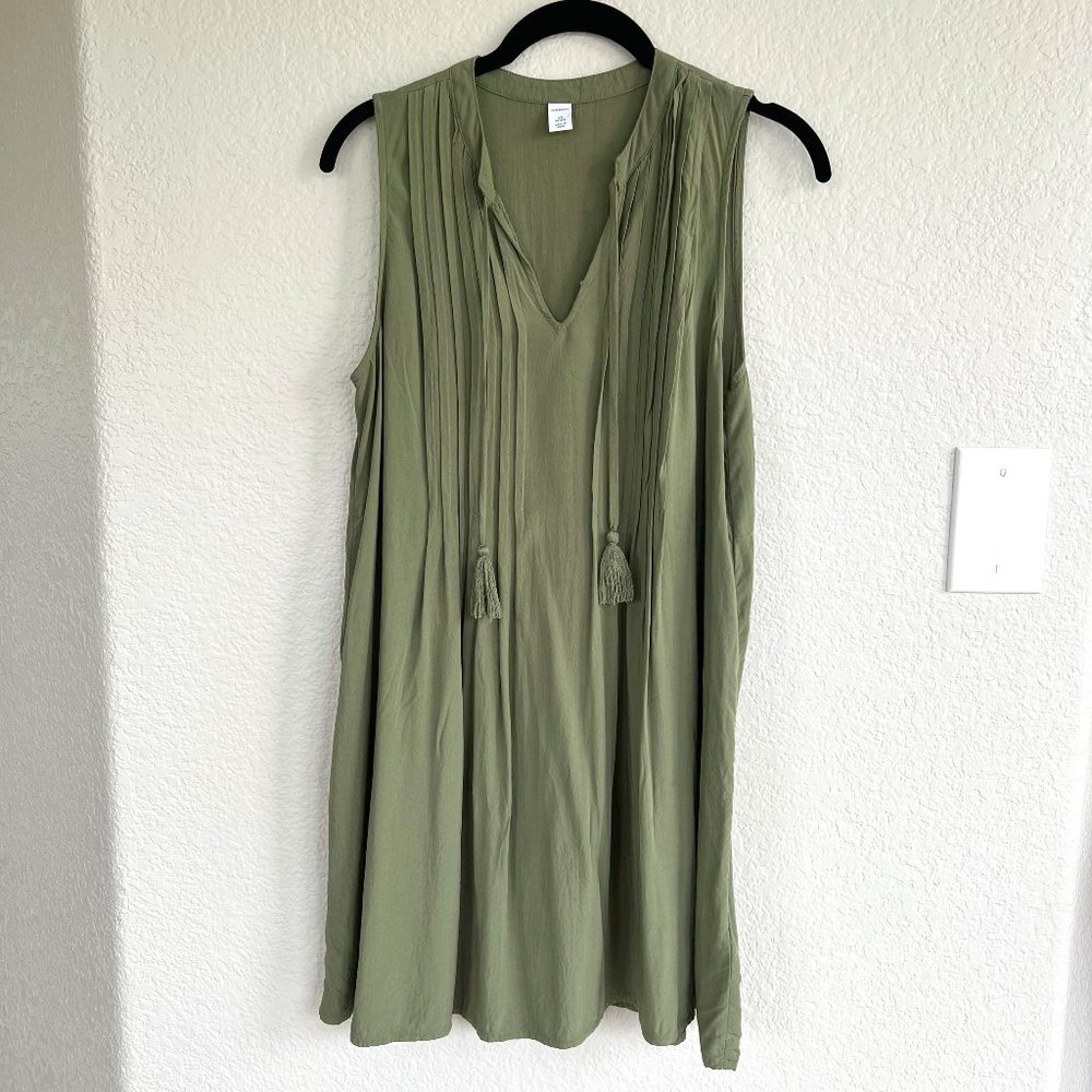 Sleevless Tassle Mini Dress